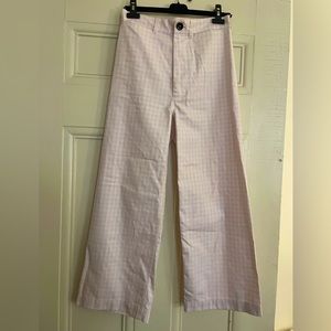 Bellerose pink and white checked trouser.